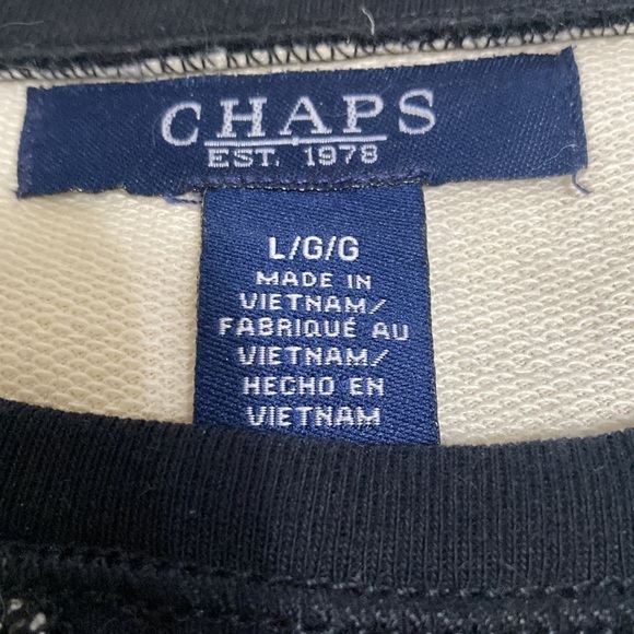 Chaps sweatshirt size L - Picture 3 of 8